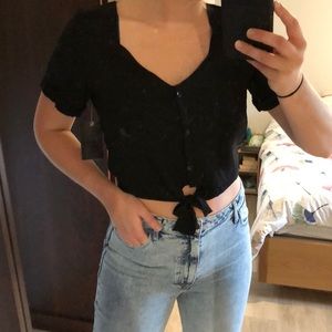 Cute Hurley Crop Blouse